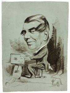 Caricatura de um pianista de John Doyle