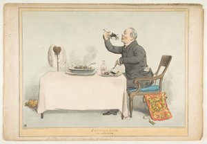 HCannibalism ou Irish Stew, 5 de agosto de 1833. de John Doyle