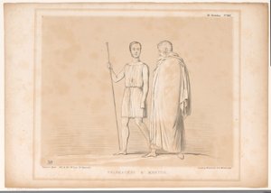Spotprent conheceu Lord Lincoln e Sir Robert Peel Telêmaco e Mentor (título no objeto) HB Sketches (título da série no objeto) de John Doyle