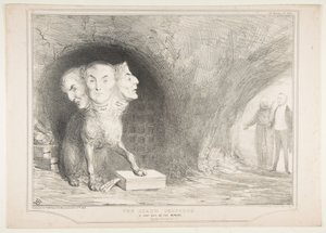 O Cerberus do Estado, Uma Folha de Ænead, Traduzido Livremente, 11 de dezembro de 1834. de John Doyle