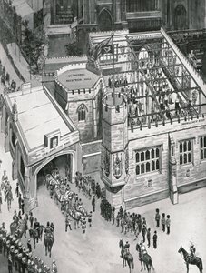 Coroação do rei George V e rainha Mary, Londres, 1911. de John Duncan