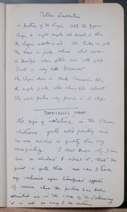 Livro de esboços contendo 60 esboços e ilustrações, escritos sobre pintura temporária e artistas, incluindo Botticelli de John Duncan