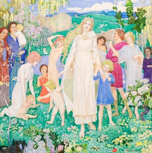 A vinda da noiva, c.1930 (aquarela)