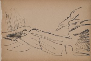 Sem título (caneta e tinta) de John Duncan