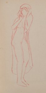 Sem título [Figura feminina] (lápis) de John Duncan