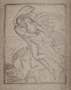 Sem título [Dois anjos] (lápis) de John Duncan