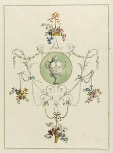 Estampa floral decorativa, de uma coleção de flores desenhadas segundo a natureza de John Edwards