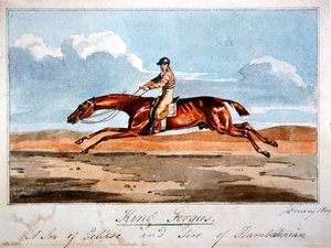 "Rei Fergus", filho de Eclipse e senhor de Hambletonian de John Emery