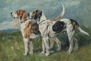Par de Foxhounds, 1900 (diretoria)