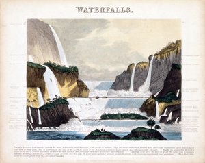 Cachoeiras, 1846 (gravura a cores)