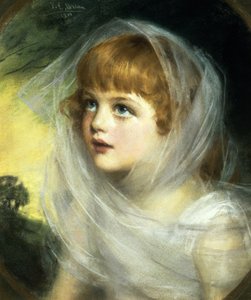 Simplicidade e Inocência, 1900 (pastel) de John Ernest Breun