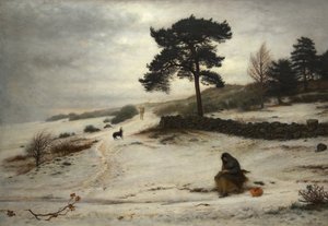 Sopra, Sopra, Vento de inverno de John Everett Millais