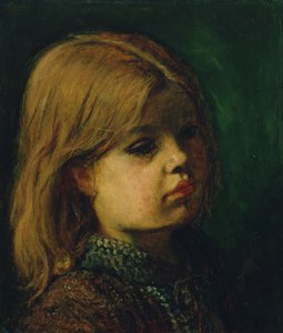 Cabeça de uma menina de John Everett Millais