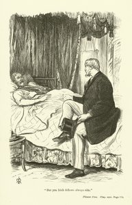 Ilustração para Phineas Finn por Anthony Trollope de John Everett Millais