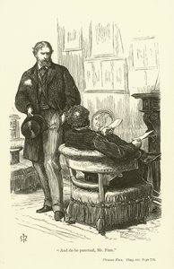 Ilustração para Phineas Finn por Anthony Trollope de John Everett Millais