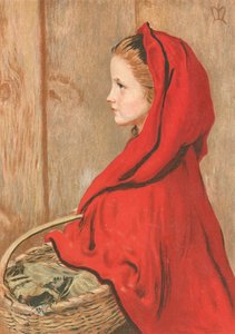 Chapeuzinho Vermelho de John Everett Millais