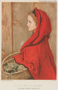 Chapeuzinho Vermelho de John Everett Millais