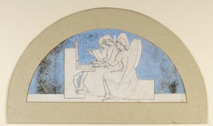 Lunette for Music, final do século XIX de John Everett Millais
