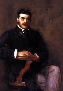 Sir Arthur Seymour Sullivan (1842 - 1900). Pintura de J. E. Millais. Galeria Nacional de Retratos, Londres. de John Everett Millais