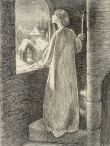 Santa Agnes Eve, c1857 de John Everett Millais