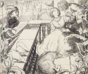 O Palácio do Sono, final do século XIX de John Everett Millais