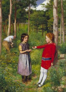 "A Filha do Homem da Floresta", 1851 de John Everett Millais