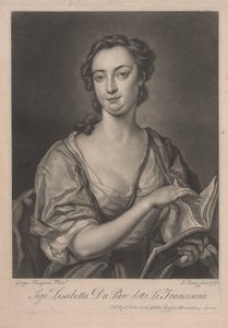 Signa Lisabetta DuParc conhecida como La Francesina de John Faber the younger