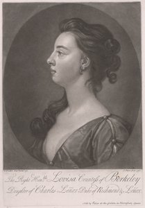 A Honorável Condessa Louisa de Berkeley, Filha de Charles Lenox Duque de Richmond e Lenox