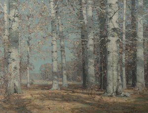 Autumn Beeches, c.1908-1915 (óleo sobre tela)