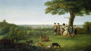 One Tree Hill, Greenwich, com Londres à distância, 1779