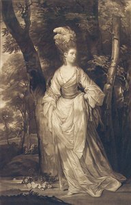 Elizabeth, Duquesa de Hamilton, Brandon e Argyll, depois de C. Read, 1770
