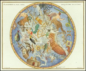 1776 - John Flamsteed - Planisfério das Estrelas Australes