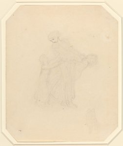Adulto e duas crianças de John Flaxman