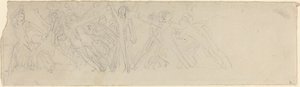 Cena de batalha antiga (?) de John Flaxman