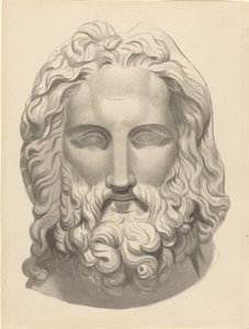Cabeça barbuda antiga de John Flaxman