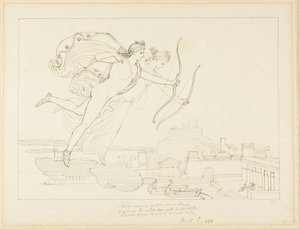 Apolo e Diana de John Flaxman