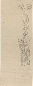 Projeto para um candelabro representando as três graças reunindo as maçãs de Hesper de John Flaxman