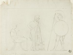 Hector Chiding Paris de John Flaxman