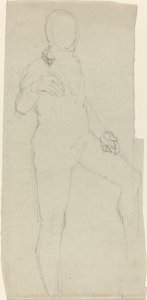 Figura masculina em trajes contemporâneos de John Flaxman