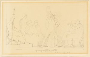 Minerva e Aquiles de John Flaxman