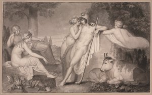 Paris e Oenone, 1791. de John Flaxman