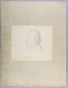 Retrato de William Blake, c.1804 (grafite) de John Flaxman