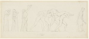 Sete chefes contra Tebas de John Flaxman