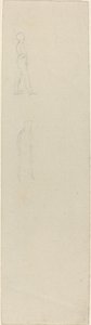 Folha de Estudos [reto e verso] de John Flaxman