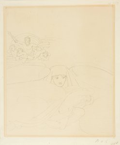 O sono a fugir à ira de Zeus de John Flaxman
