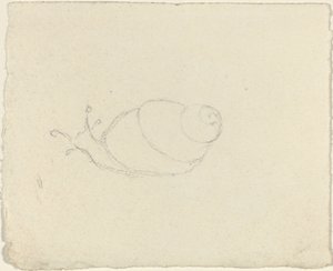 Caracóis [reto e verso] de John Flaxman