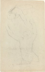 Dois no ar? Figuras que se estendem umas para as outras de John Flaxman