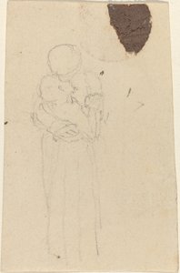 Duas Figuras Abraçando de John Flaxman