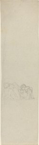 Duas figuras amontoadas de John Flaxman