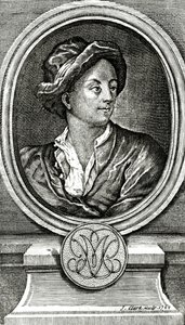 Matthew Prior, gravado por J. Clark, 1722 de John Francis Rigaud